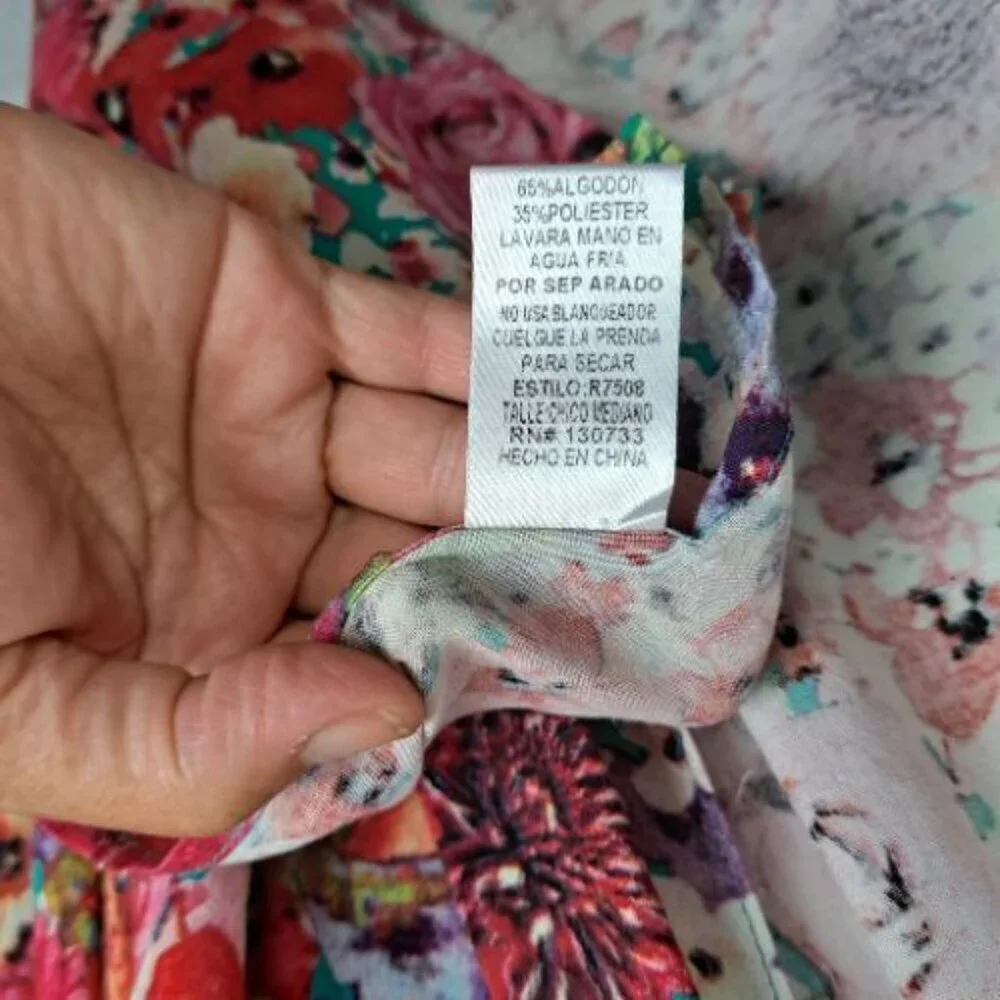 Umgee Multi Colored Floral Kimono - Picture 7 of 7